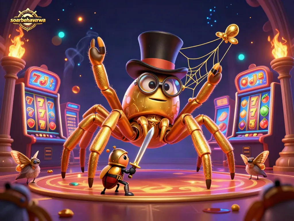 Engage in thrilling casino adventures with soarbehaviorwa's vibrant characters and bright slot machines.
