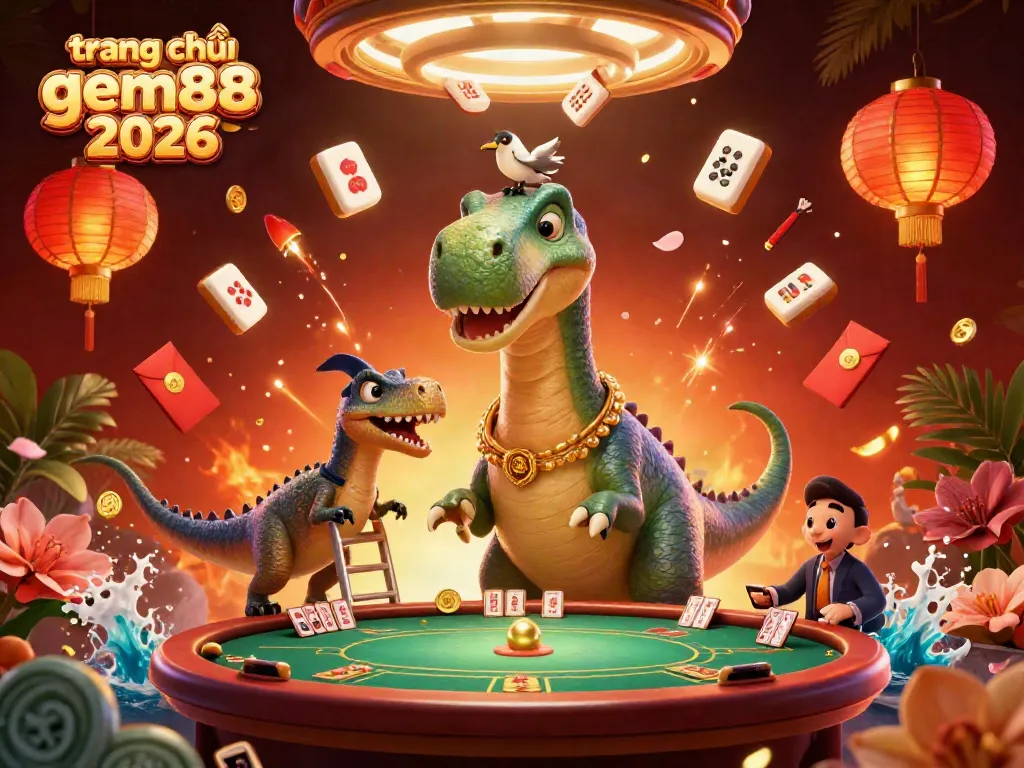 Experience the excitement of casino gaming at trang chủ gem88 2026 with vibrant characters and dynamic elements.