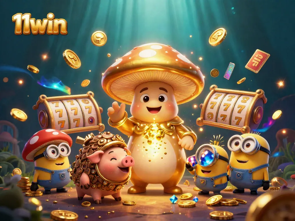 Win big at 11win with a magical casino adventure featuring golden treasures and engaging gaming elements.