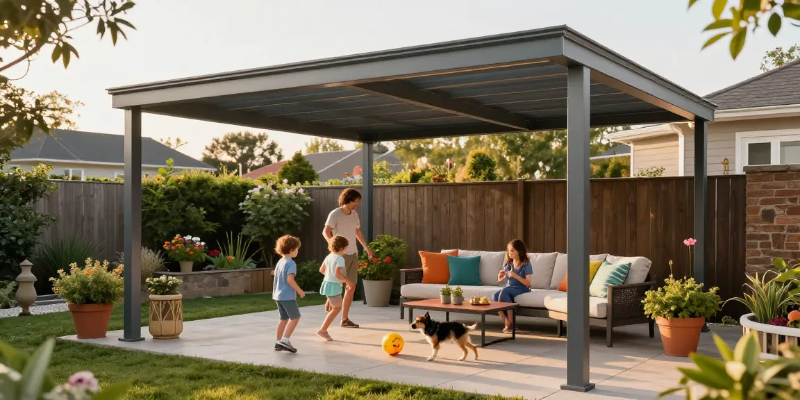 Terrassenüberdachungen bieten Schutz und Komfort für die ganze Familie im Freien.